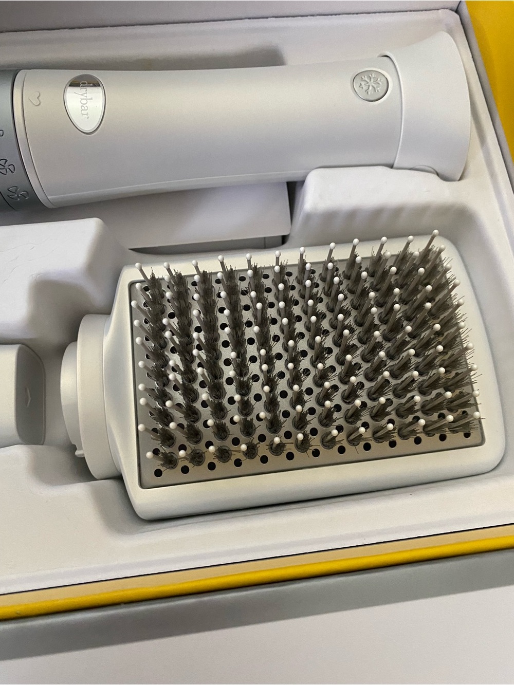 Drybar Reserve 3-in-1 Interchangeable Blow-Dryer — White & Yellow Accents - Picture 5 of 7